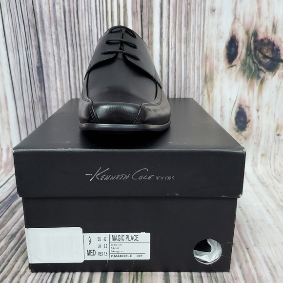 ?Kenneth Cole Black Leather Magic Place Oxfords main image 15